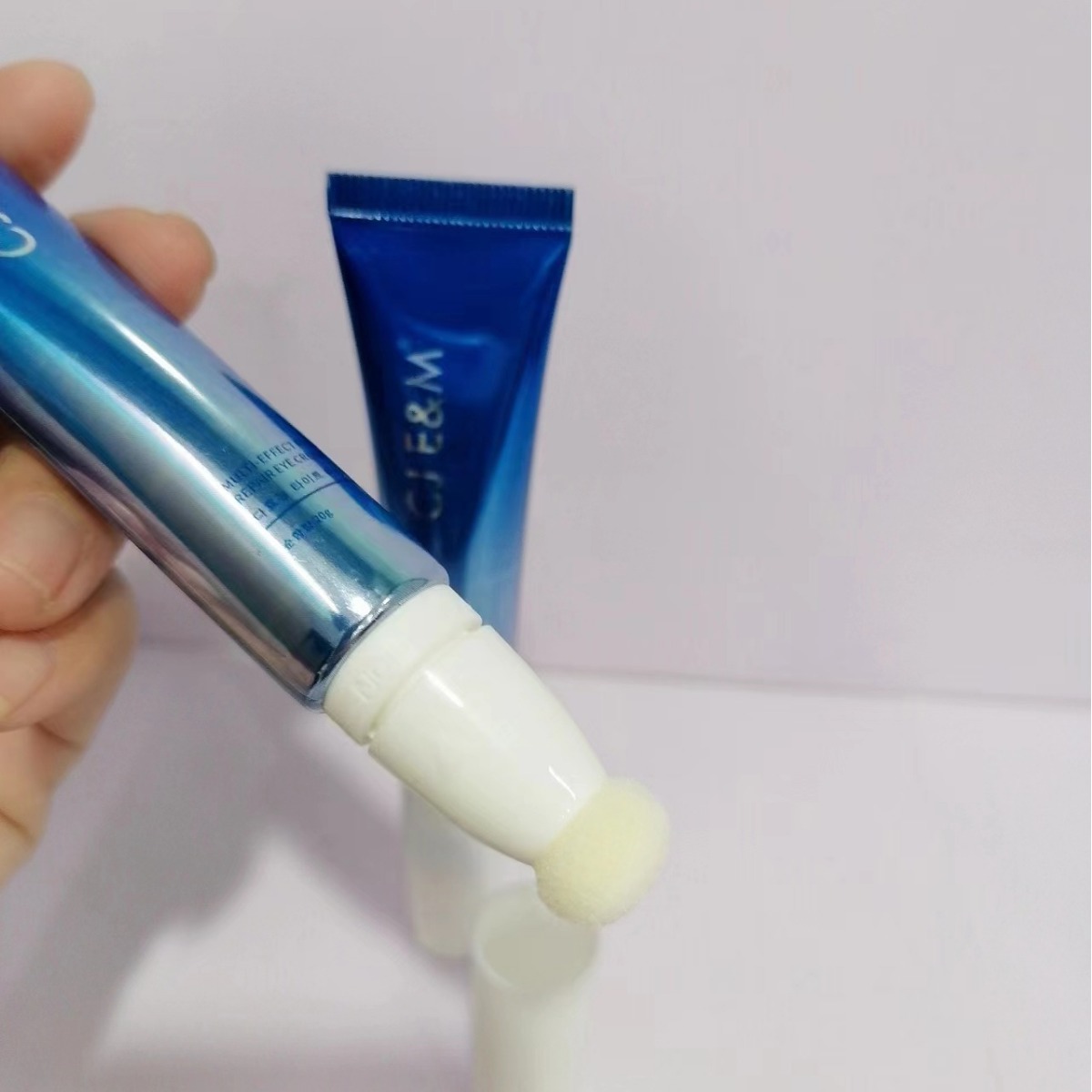 15ml 小容量修容棒软管 BB霜软管 带开头海绵头软管 大规格海绵头