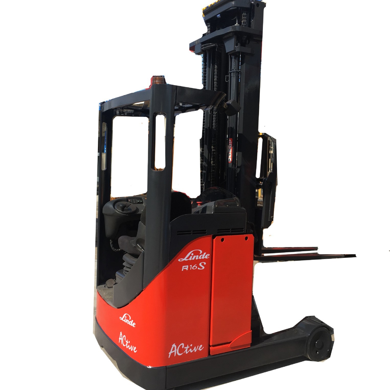 林德R16 侧面叉车 二手林德R16侧坐前移式电动叉车 升高6.8米叉车