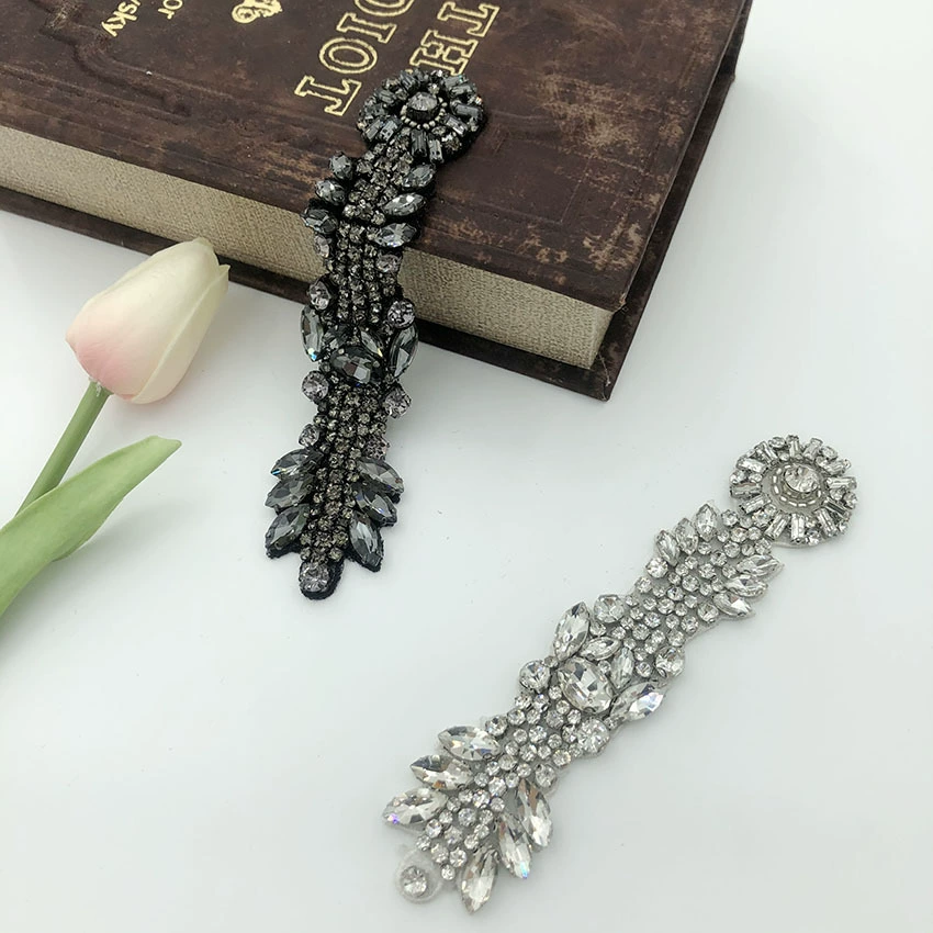 [新品玻璃钻DIY肩章可定 制各种款式工厂生产加工服饰女装白搭潮流]