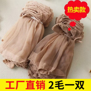 Steel stockings short stockings women's thin summer anti-snagging flesh-colored velvet transparent wear-resistant spring and autumn