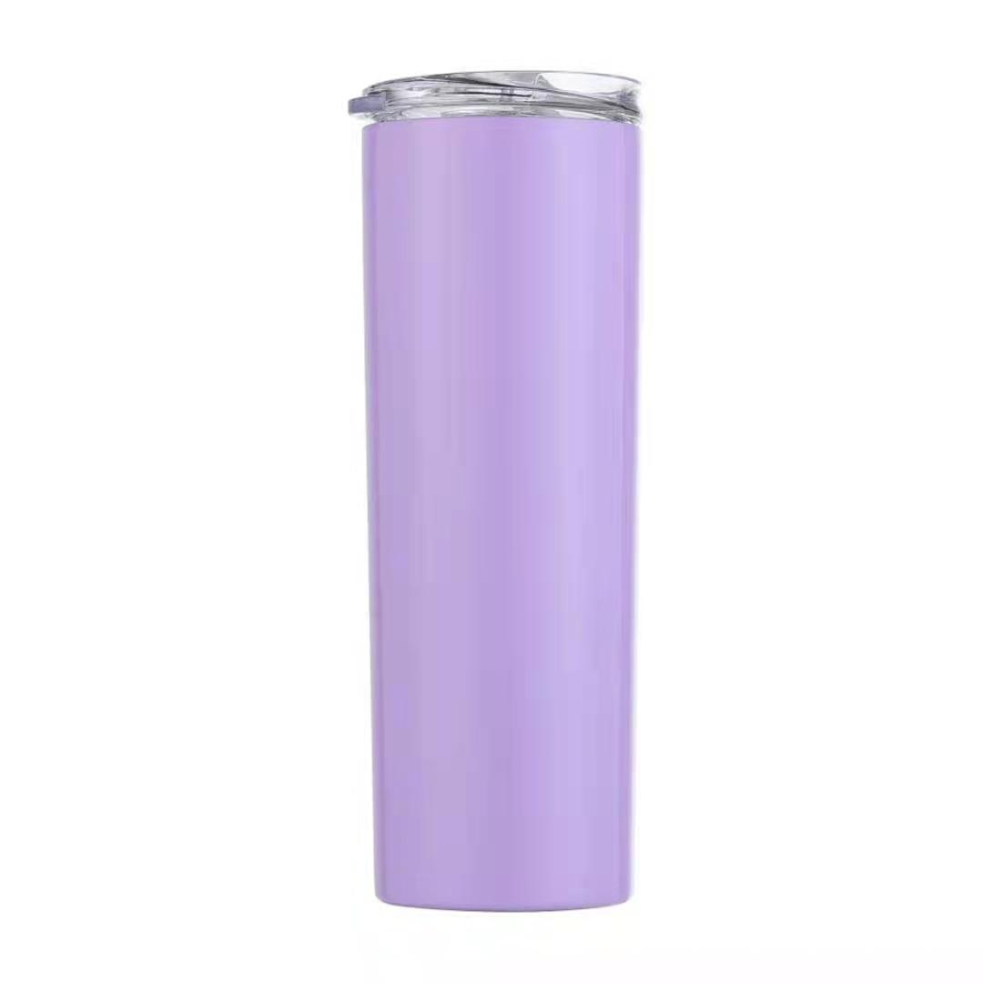 En stock 20oz taza recta 304 Acero inoxidable superficie brillante taza del coche taza de agua termo vacío taza