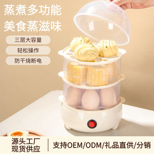 Multifunctional Egg Steamer Egg Boiler Dormitory Household Small Egg Boiler Breakfast Artifact Automatic Power-off Gift Delivery