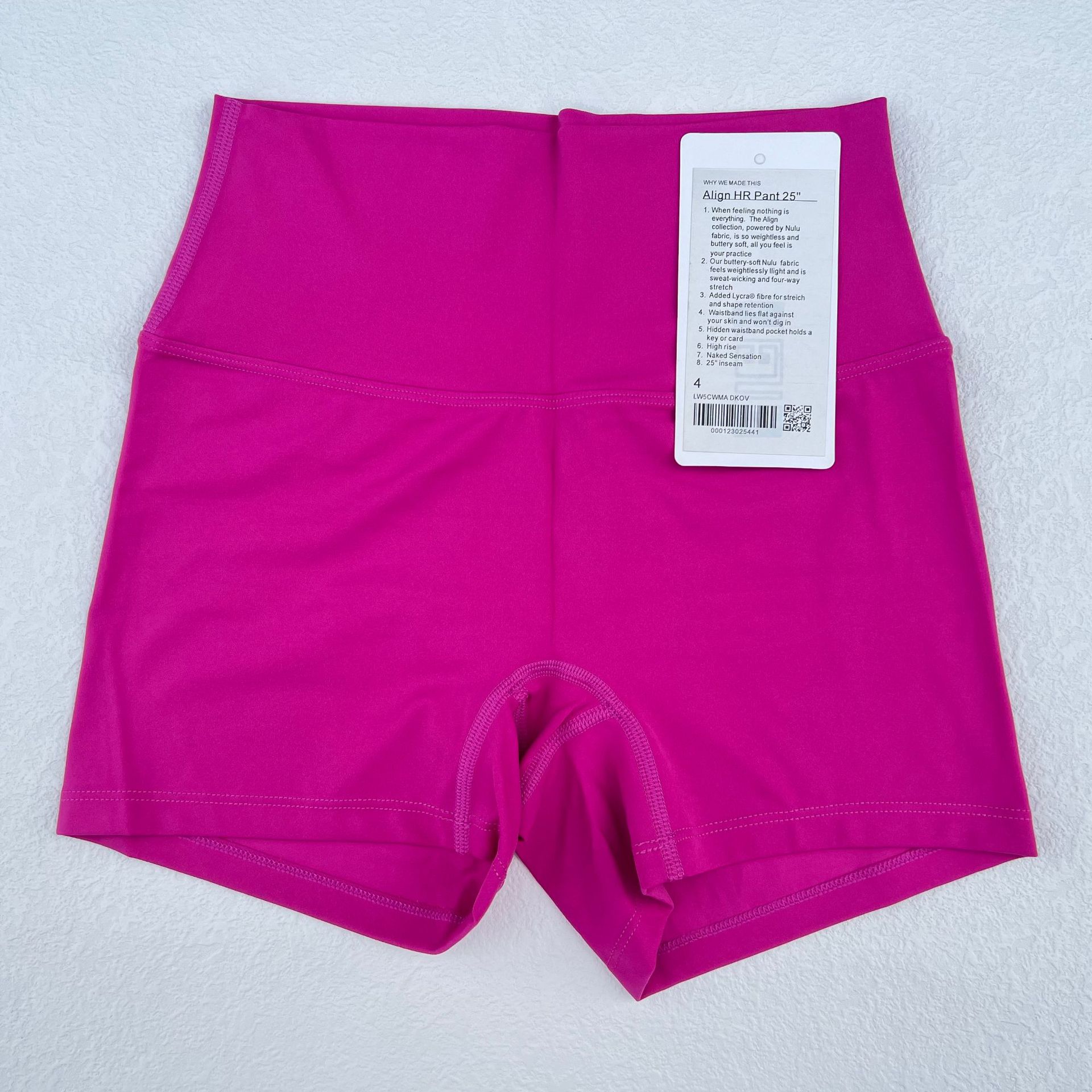Pantalones cortos de yoga de cadera de melocotón de cintura alta sexy de verano para mujer lulu