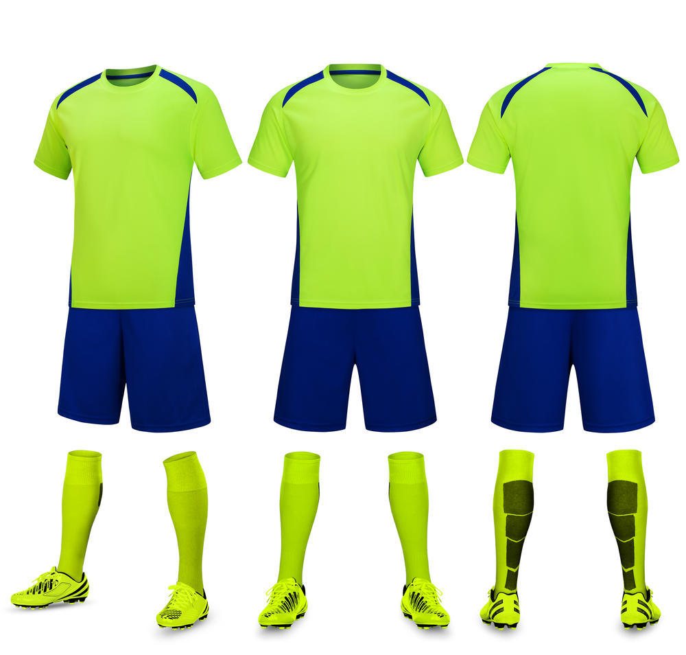 Suit de fútbol camiseta de hombre verano adulto niño juego de mangas cortas ropa de entrenamiento de secado rápido se puede imprimir bordado 6097