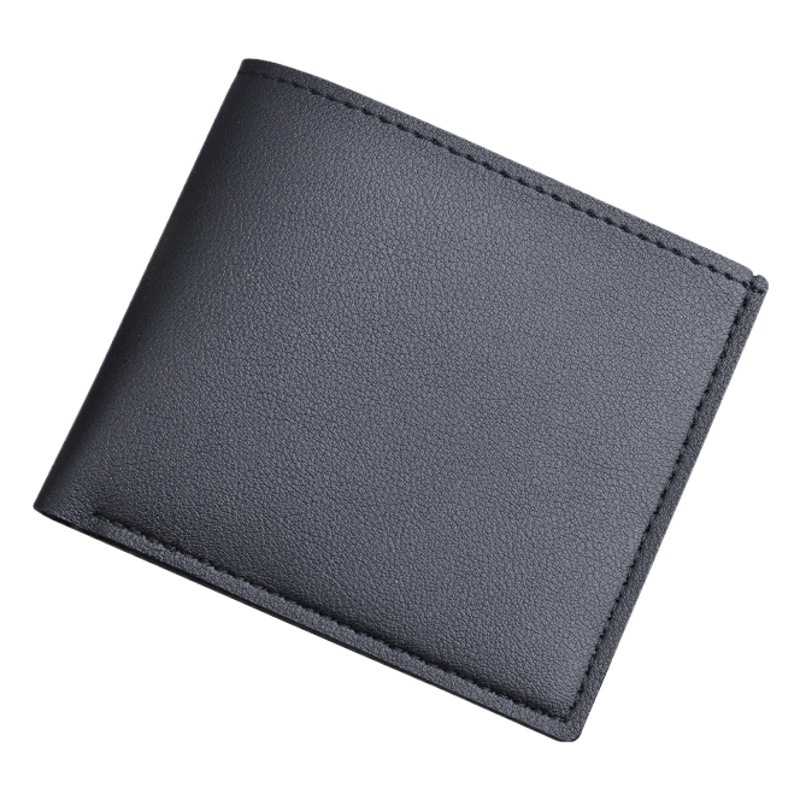 La cartera corta de los hombres de la fábrica transfronteriza al por mayor del comercio electrónico de los hombres de la cartera de los hombres de la acción simple sin el LOGOTIPO