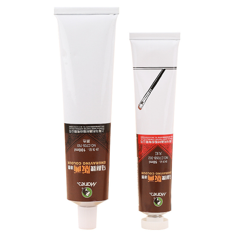 Marley marca tinta de impresión 50ml tinta de impresión de color herramienta de impresión de aceite de impresión especial 100ml tinta de 6 colores