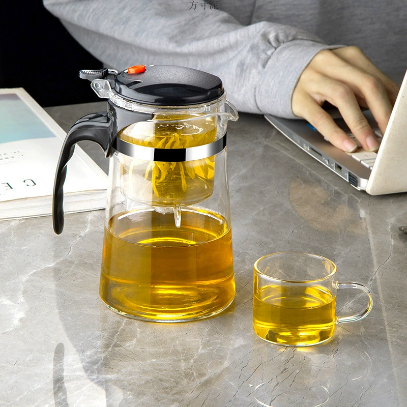 Glass teapot, cigarette holder for home use, tea set, tea cup