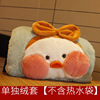 Water container, case bag, hand warmer, cute cartoon plush cloth bag charging