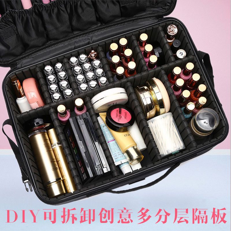化妆包手提大容量便携专业化妆师跟妆包纹绣美甲多功能收纳箱包|undefined