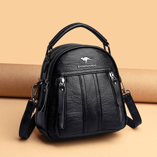 New  Women's Crossbody Bag Women's Shoulder Bag Multifunctional Ladies Double Shoulder Bag Women's European and American One-Time Shipping