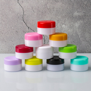 Wholesale 5 10 20 30 50g round box plaster box cosmetic cream bottle portable travel cream packing box