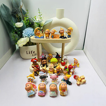 新款星星人系列改娃萌粒潮玩公仔手办摆件diy钥匙扣手机链挂件挂