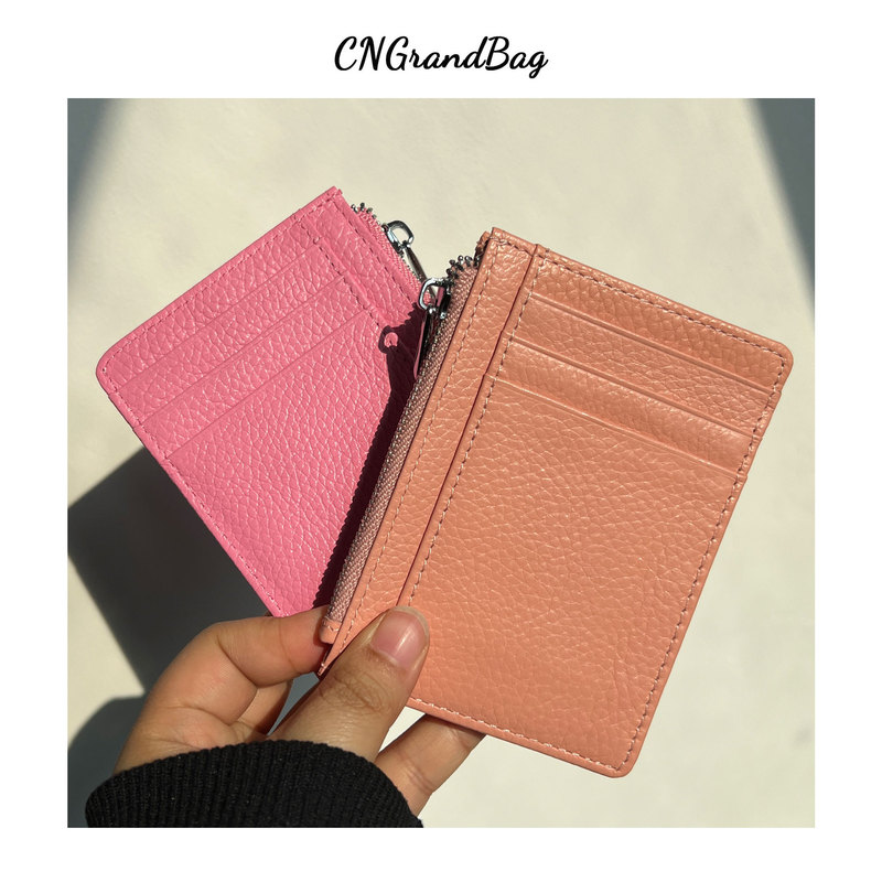 First layer cowhide multi-card large-capacity double-sided driver's license card holder leather thickened zipper change card holder multi-purpose First layer cowhide multi-card large-capacity double-sided driver's license card holder leather thickened zipper change card holder multi-purpose