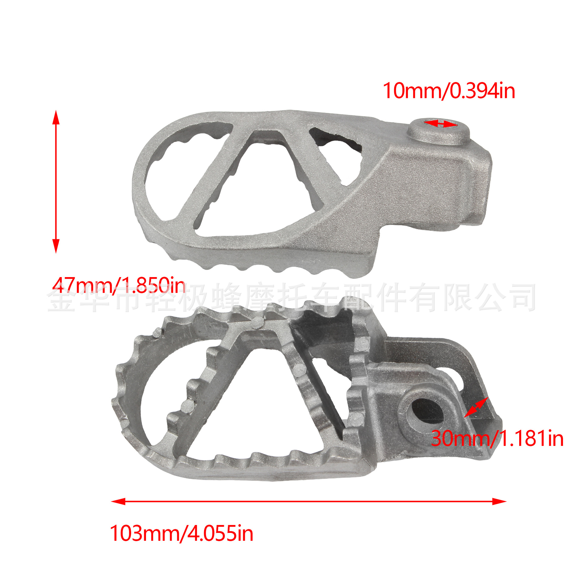 Motorcycle Foot Pedal Accessories Are Suitable for Ktm50Sx1998-2020 Foot Pegs Aluminum Precision Die-Cast Front Pedals
