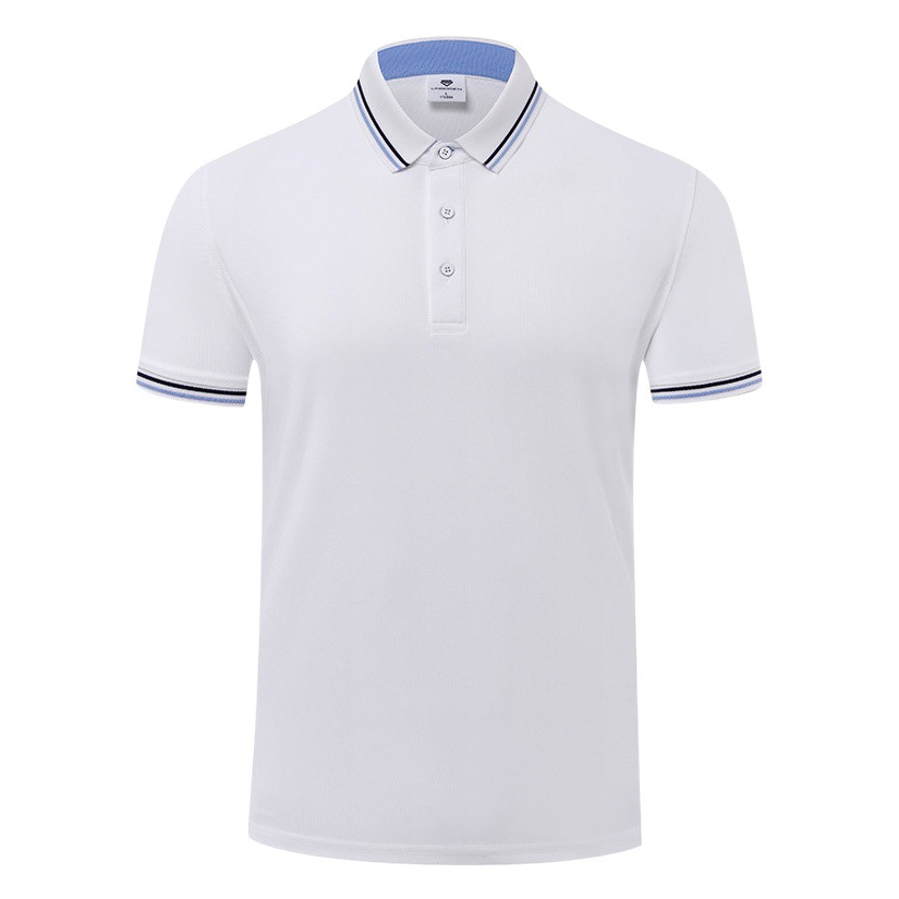 Verano versátil adelgazante antiarrugas resistente al desgaste refrescante color transpirable equipo de trabajo ropa de manga corta solapa Polo personalización