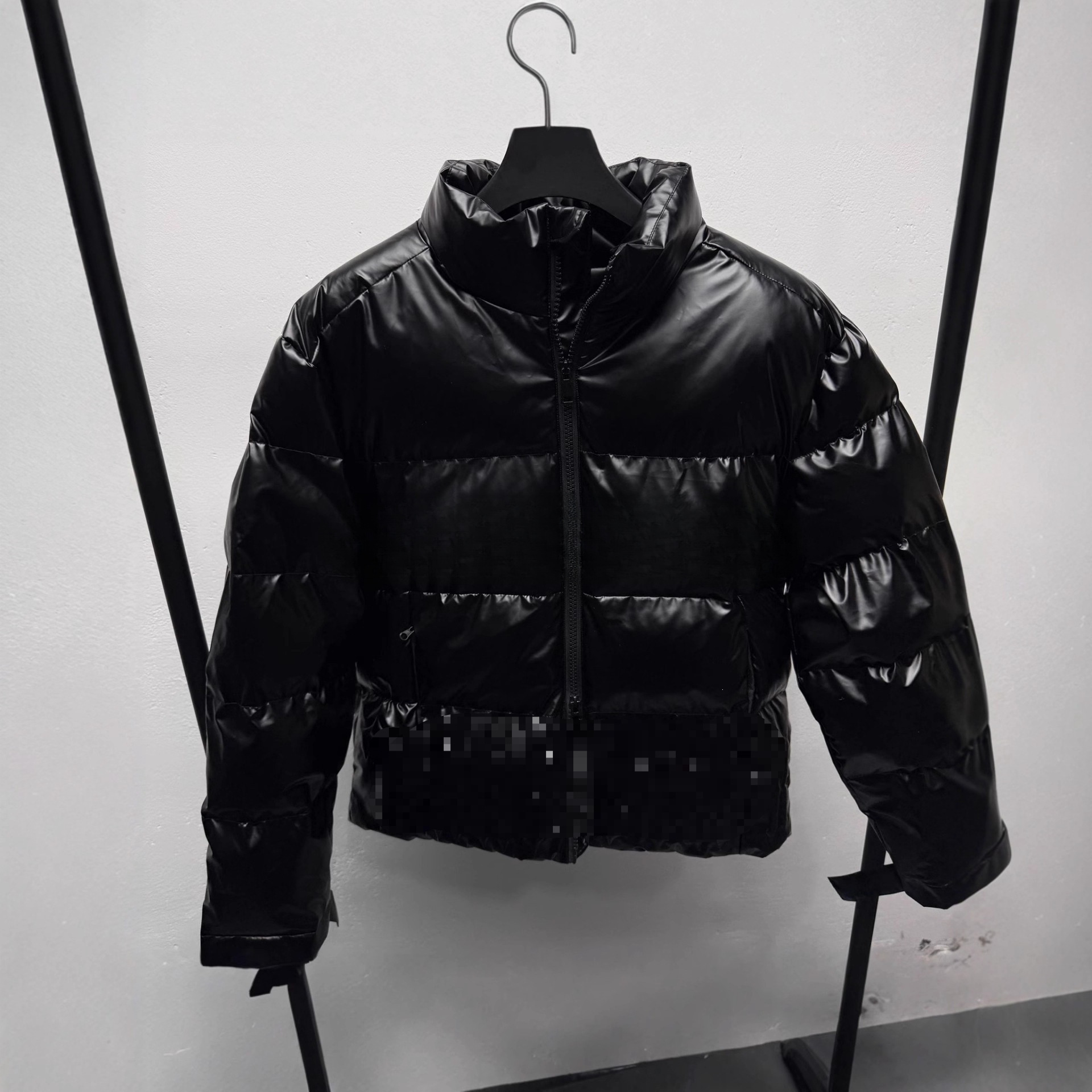 2026 Style Bread Cotton-padded Jacket, European and American Foreign Trade Cross-border Supply, American Hip Hop Street Fashion Steel Stamped Letter Cotton-padded Jacket for Men