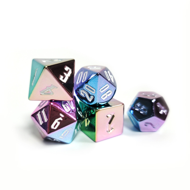 abs塑料注塑件表面色电镀加工 亚克力骰子真空uv渐变镀膜工艺厂家