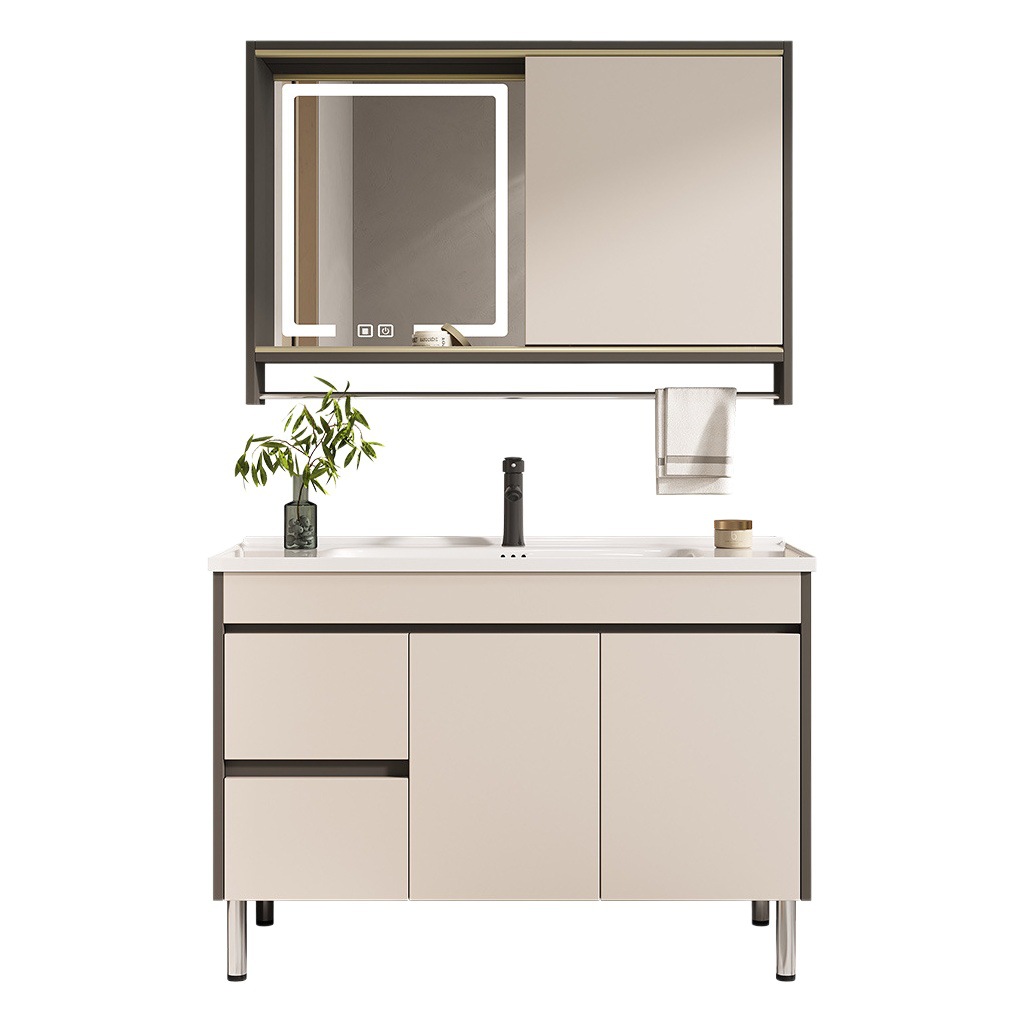 Hogar piso lavado Mesa fregadero con lavabo madera maciza armario integrado lavabo gabinete balcón piscina lavandería piscina