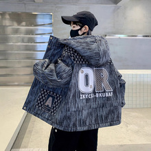 男童加绒外套秋冬款2025新款大童棉衣男孩冬季儿童加厚保暖派克服