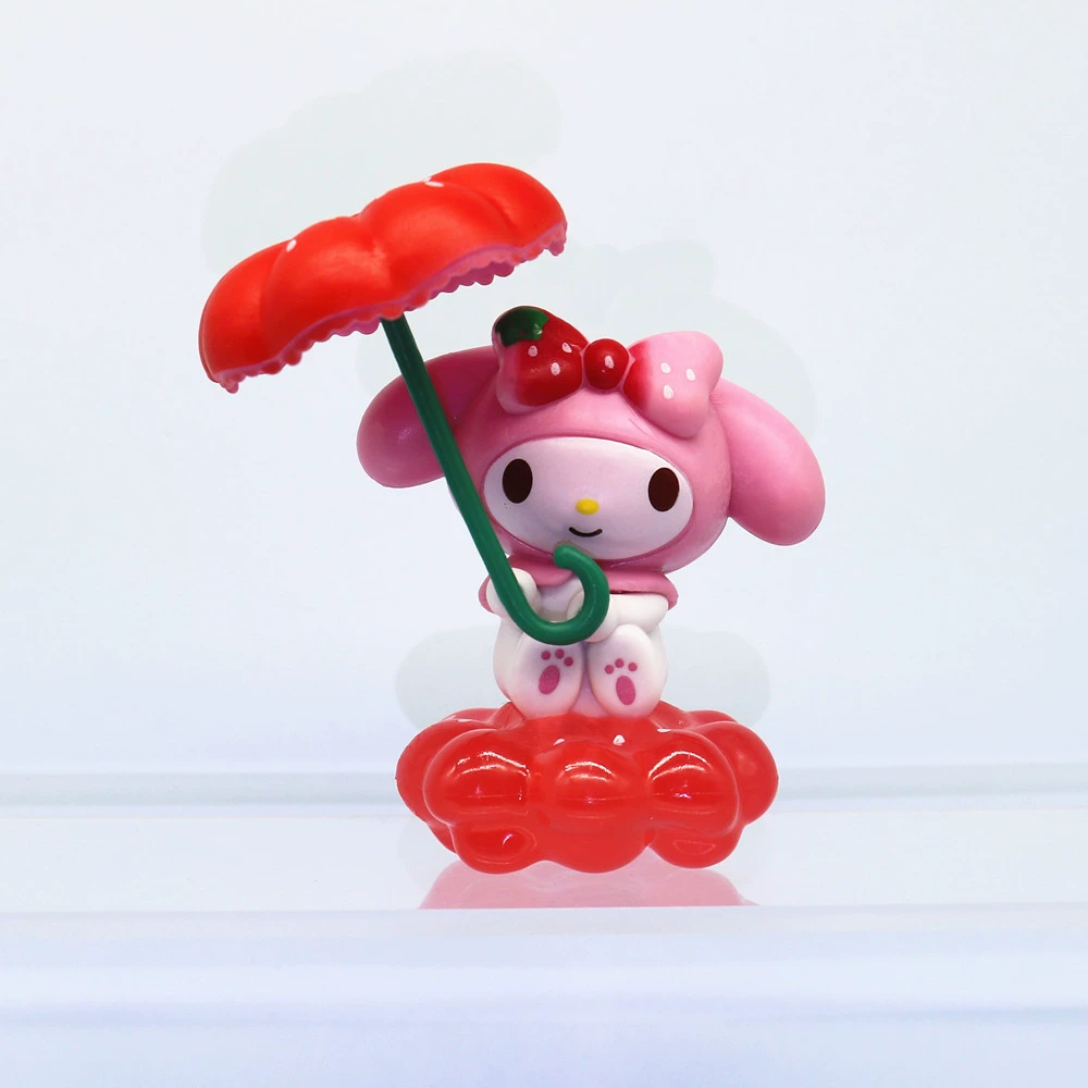 Sanrio, клубника, милый минифигурка, кукла, капсульная игрушка