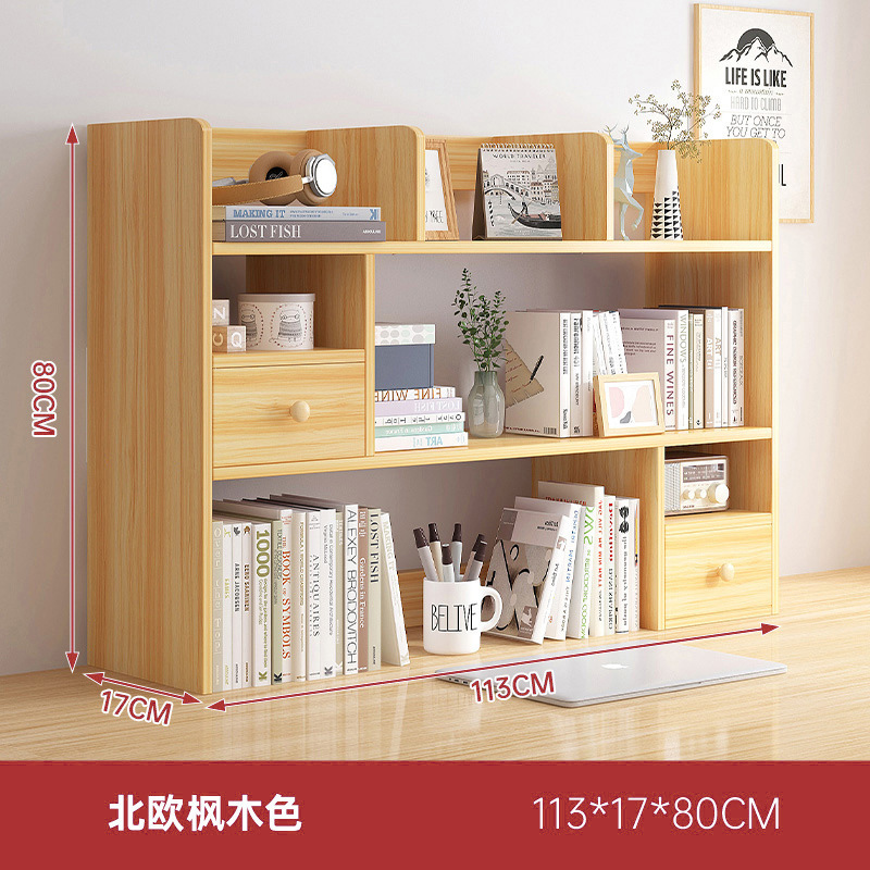 Estante de almacenamiento de estantería de escritorio multicapa simple estante de almacenamiento de escritorio de oficina dormitorio Ventana de Bahía pequeño estante de almacenamiento de múltiples capas