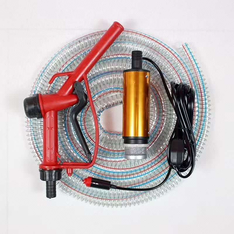 Bomba bombeo eléctrica 12v24v diesel sumergible portátil reabastecimiento
