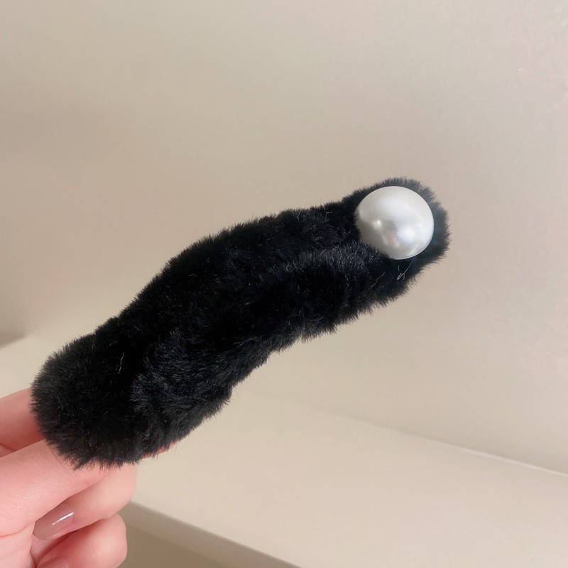 플러시 덕빌 펄 블랙-13cm