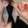 Shiny earrings, style