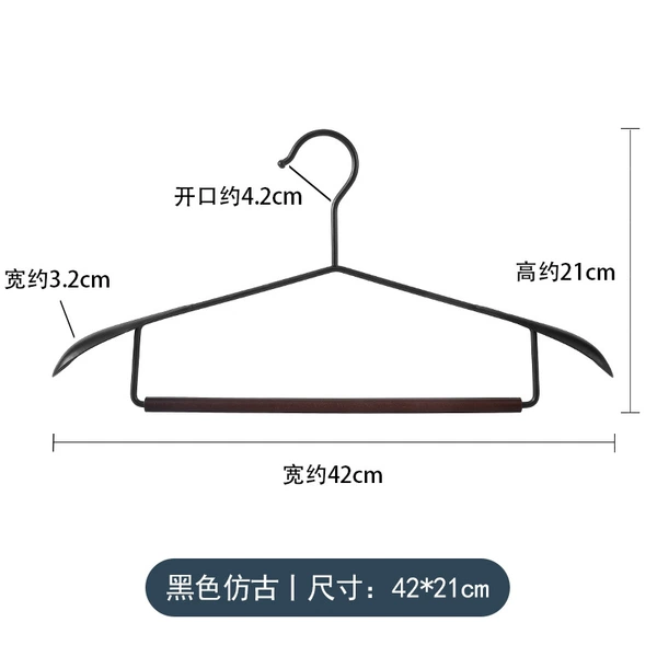 Black, antique, long