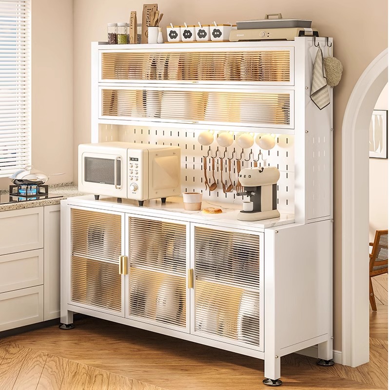 Estante de cocina piso a techo tablero de roca de varias capas gabinete de almacenamiento gabinete de almacenamiento con ruedas gabinete de cocina multifuncional