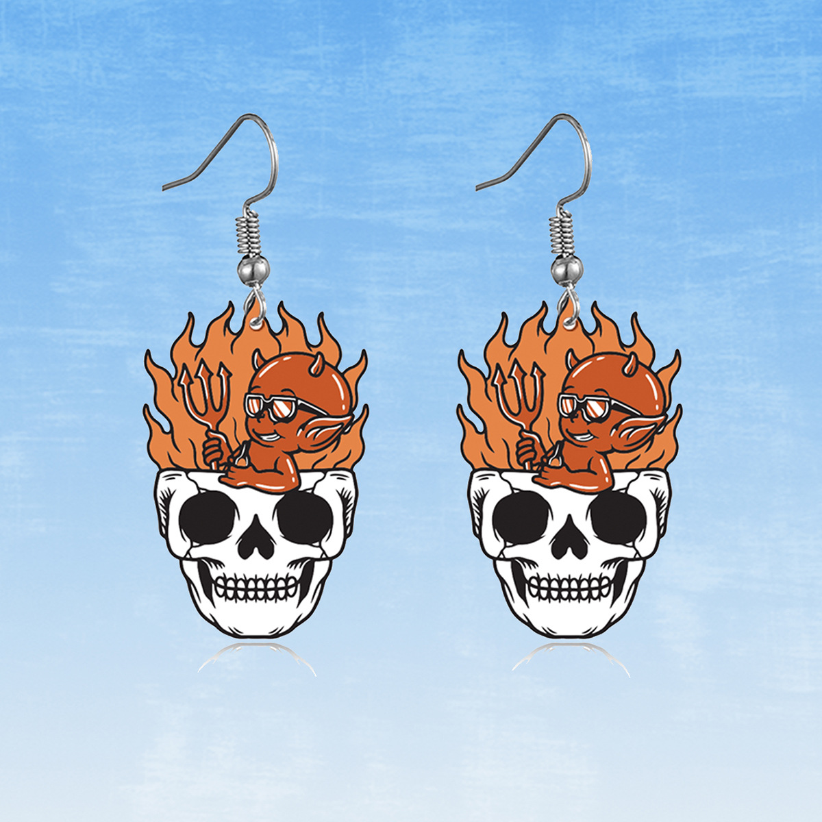 Cartoon Character Cartoon Style Alloy Plastic No Inlaid Earrings display picture 1