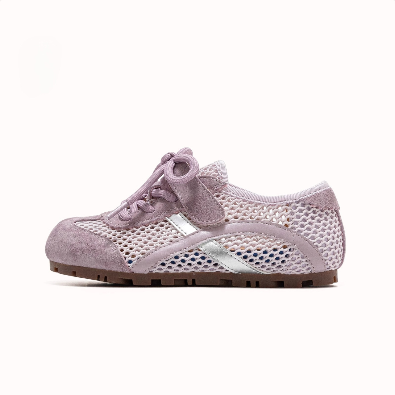 Zapatillas de deporte para niñas, malla transpirable 2025 nuevos zapatos de entrenamiento alemán para niños, zapatos deportivos de una sola red para mujeres casuales de todo fósforo de verano