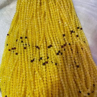 Songgang Factory Source Amber Beeswax Wholesale Chicken Oil Yellow Round Beads 108 Buddha Beads 6-8 Full Product Live Broadcast Welfare Activities