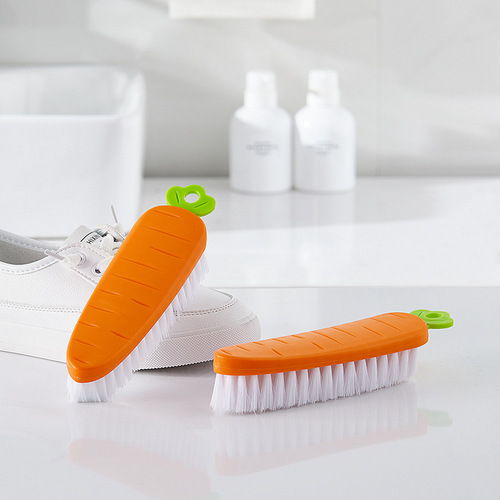 Creative radish multifunctional cleaning brush board brush shoe brush does not damage shoes shoe brush laundry brush soft hair household brush wholesale