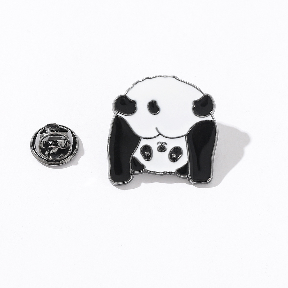 Lindo oso gato perro abeja broche ins moda personalizada ropa joyería creativa aleación insignia medalla