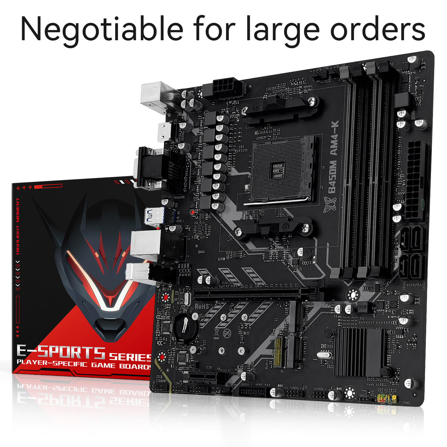 MACHINIST B450M AM4-K motherboard  DDR4 NVME M.2*2 SATA3.0*4