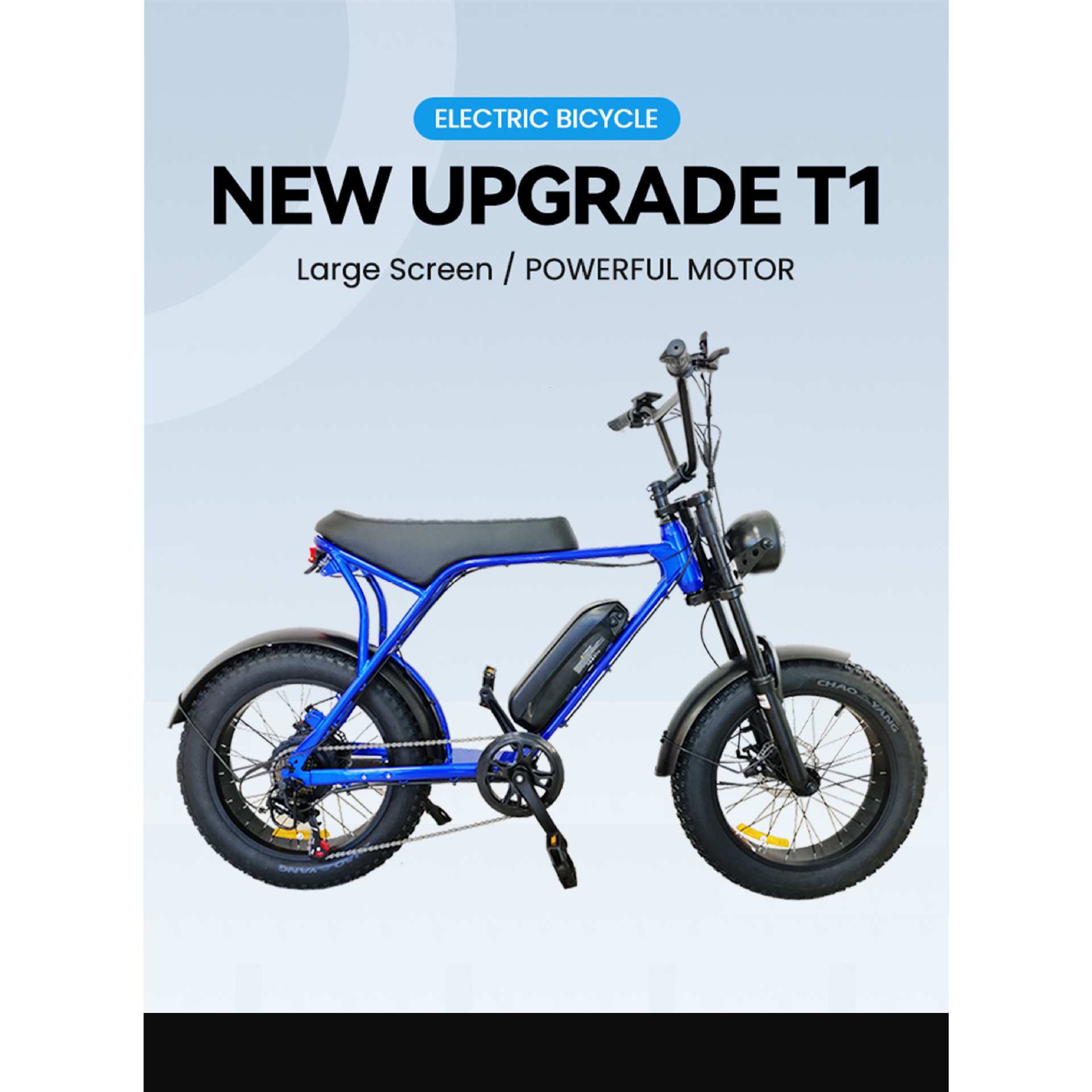 Comax Factory Direct Sales Dutch Warehouse 48V 20inch Fat Tire Snow Transmission Mountain Beach Electric Bicycle