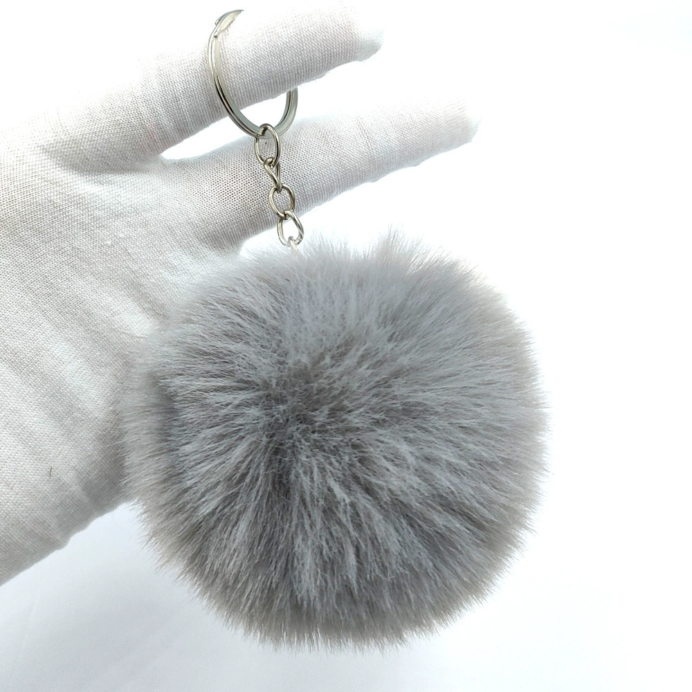 Multicoloured puffer ball, keychain with accessories, (Physicals), 8cm, DIY