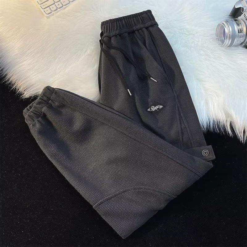 Fashionable Brand Leg-Tie Loose Casual Pants for Men and Women in Spring and Autum Casual Fashion Sports Training Harem Trendyy Straight Jogging
