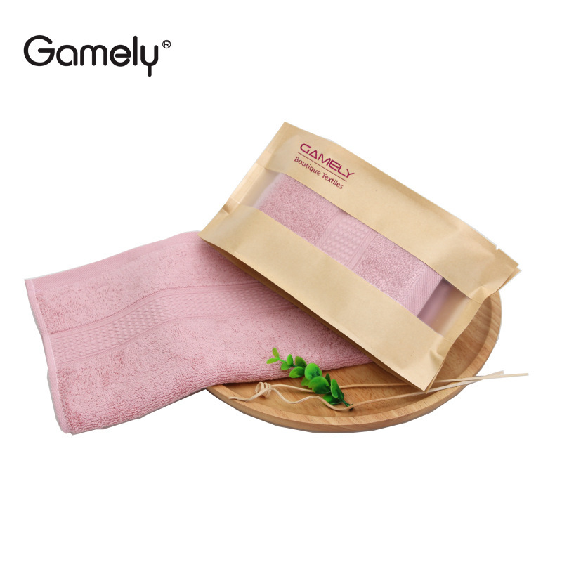 [Brown Paper] Cotton Class a Non-Fluorescent Gift Towel 90g Xinjiang Long-Staple Cotton Gift Face Towel Handy Gift