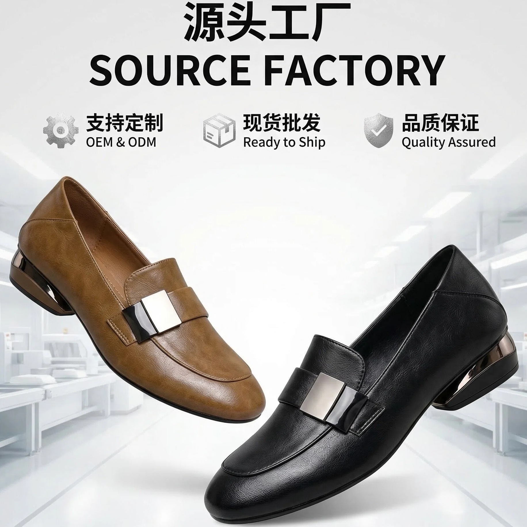 Zapatos de Lefour para mujeres 2026 primavera y otoño zapatos de cabeza redonda de cuero suave con una sola sola sola plana no cansará los pies