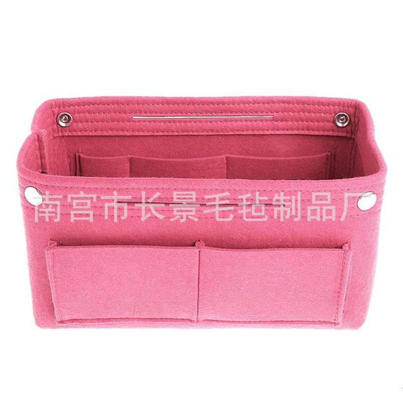 Fabricantes suministro de fieltro bolsa de cosméticos bolsa de momia bolsa de cosméticos bolsa de forro bolsa de almacenamiento de una sola pieza