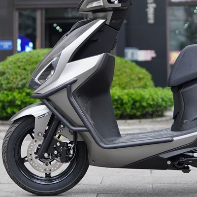 Guangyang KS125 one-stop modified exhaust: Motorcycle bumper - black-front-bumper
