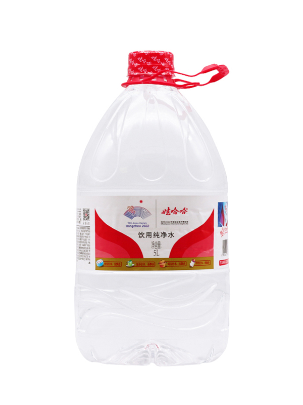 娃哈哈纯净水5.5L*4桶装5L大桶水家庭用水非矿泉水整箱批|undefined