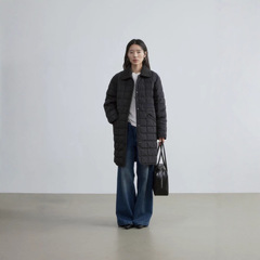 新款中长款羽绒服鸭绒女保暖外套小方块2025时尚百搭潮