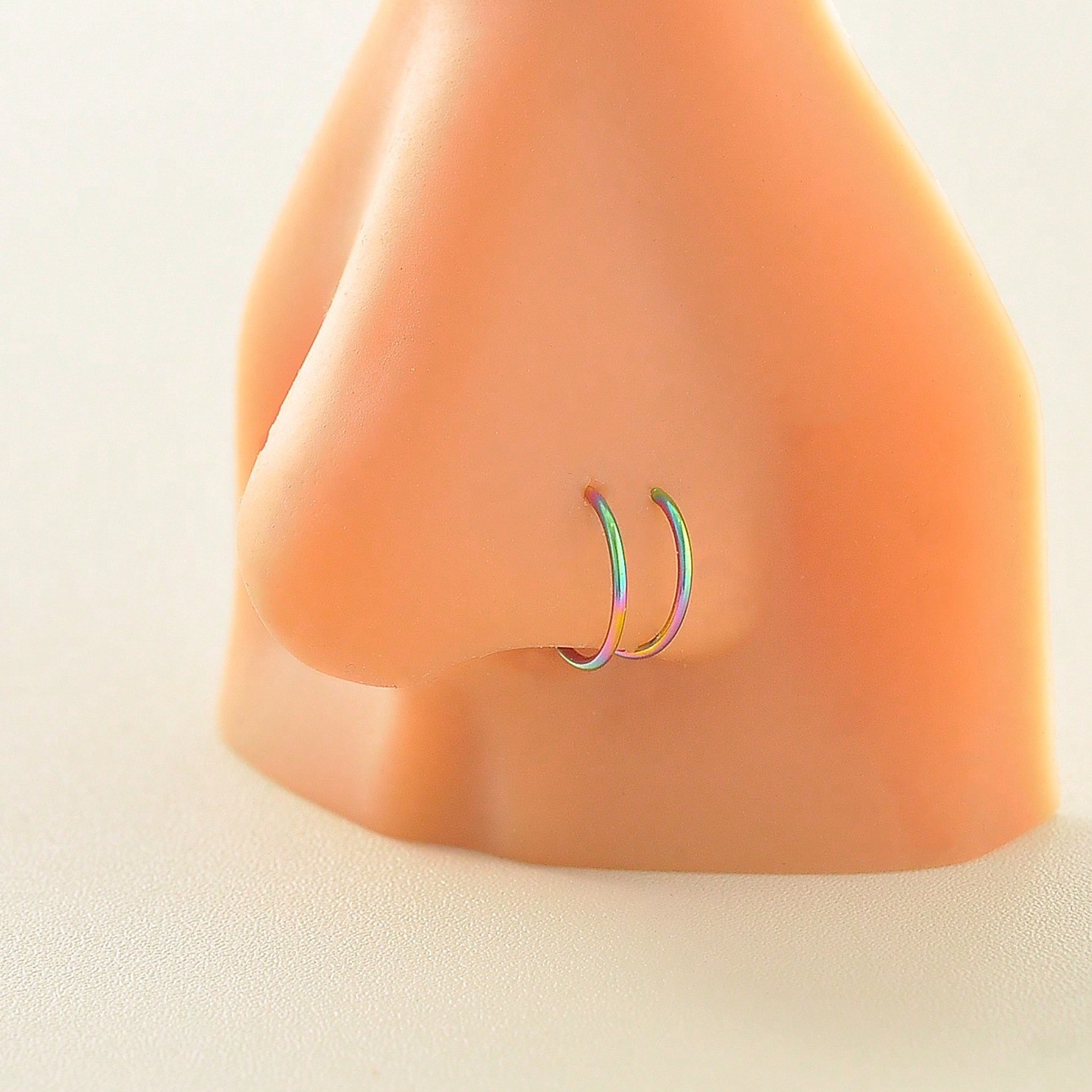 Nasenpiercing U-förmiger Geometrischer Ring Aus Edler Legierung_voghion.com
