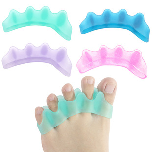 Bridge-Shaped Five-Hole Thumb Toe Separator Overlapping Toe Separator Thumb Valgus Corrector Foot Clip Men's and Women's Toe Protector