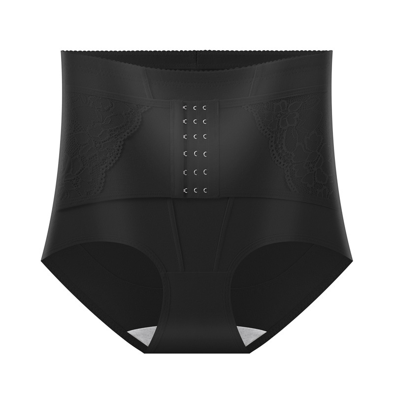 Pantalones Moldeadores de Cintura Alta con Broches de Algodón, Sin Costuras, Levantamiento de Cadera, Control de Abdomen, para Posparto