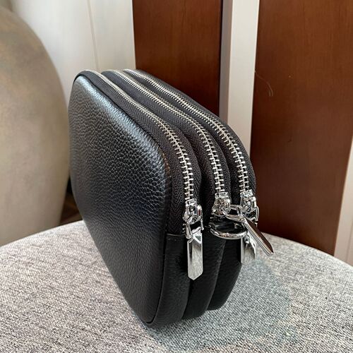 Genuine leather women's bag  new mobile phone bag crossbody camera bag large capacity internet celebrity versatile single shoulder small square bag retro
