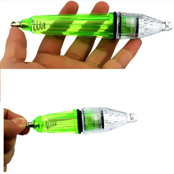 Fish trap light Foreign trade Luya fish collector light 27g37g colorful shiny underwater light with fish light fish collector squid light